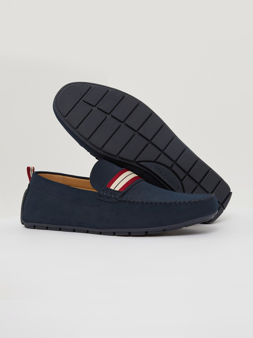 Buy Shoexpress Men Navy Blue Loafers Casual Shoes for Men 13067390