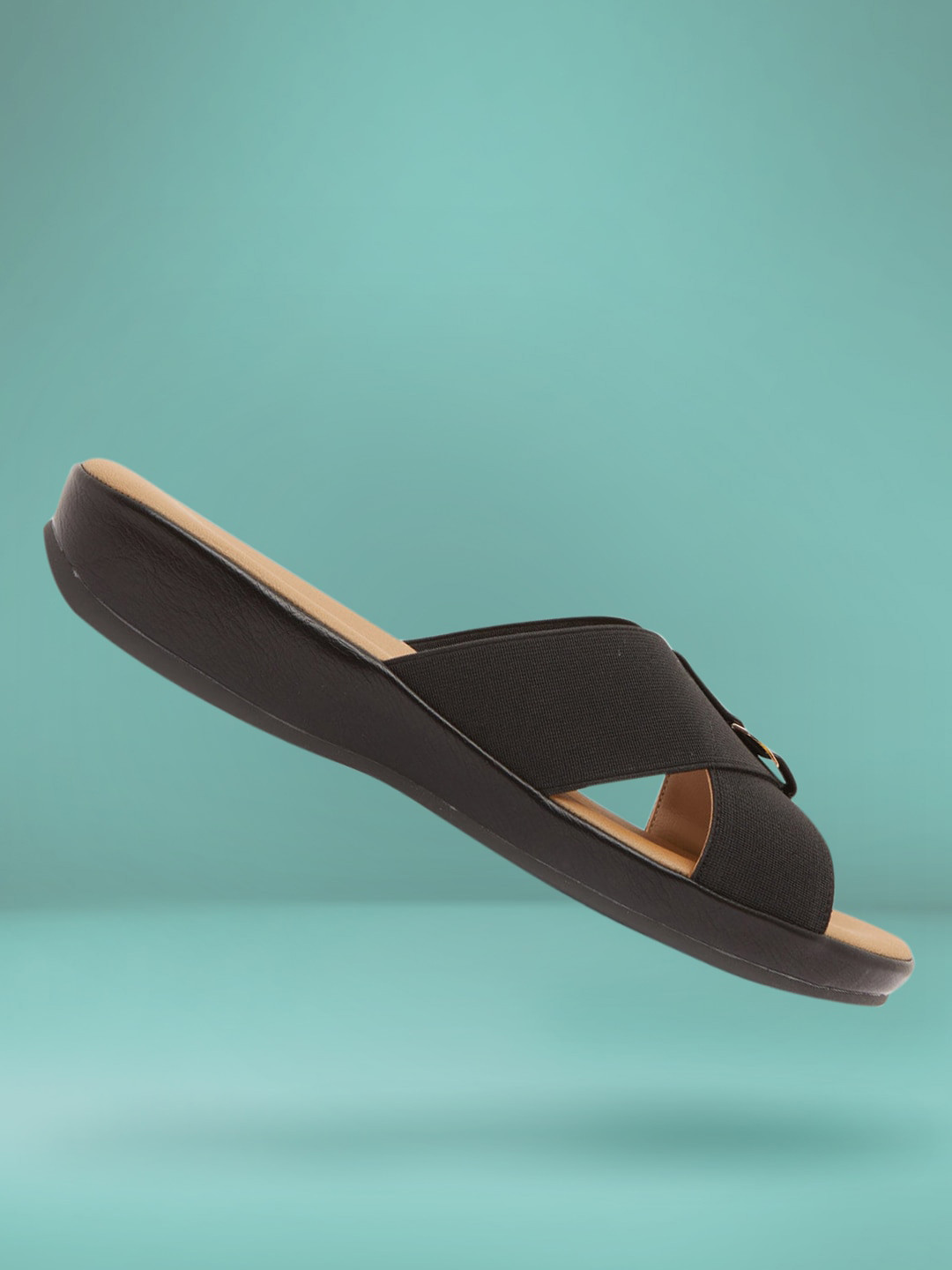 Buy Shoexpress Women Black Solid Sandals Heels for Women 13068244