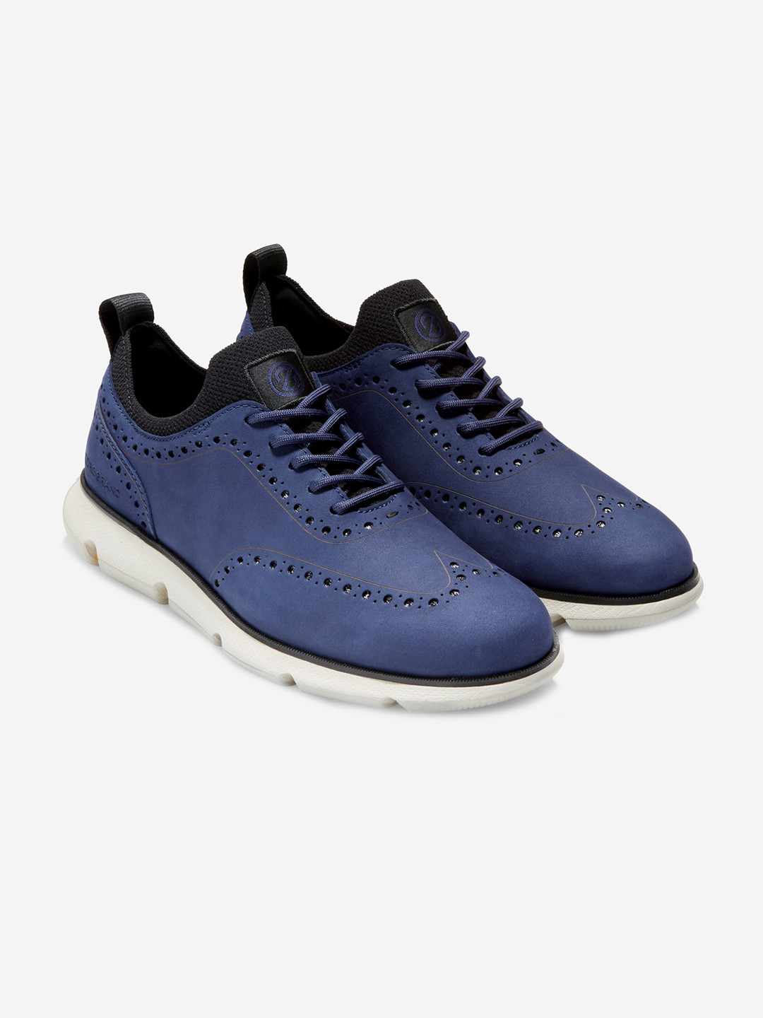 cole haan navy blue wedges