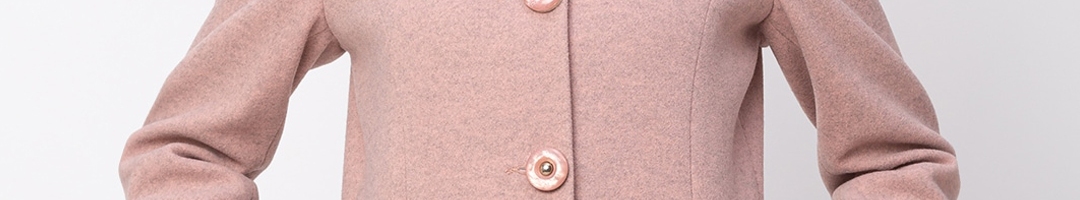 Buy Globus Women Peach Coloured Solid Coat - Coats for Women 13071146 ...