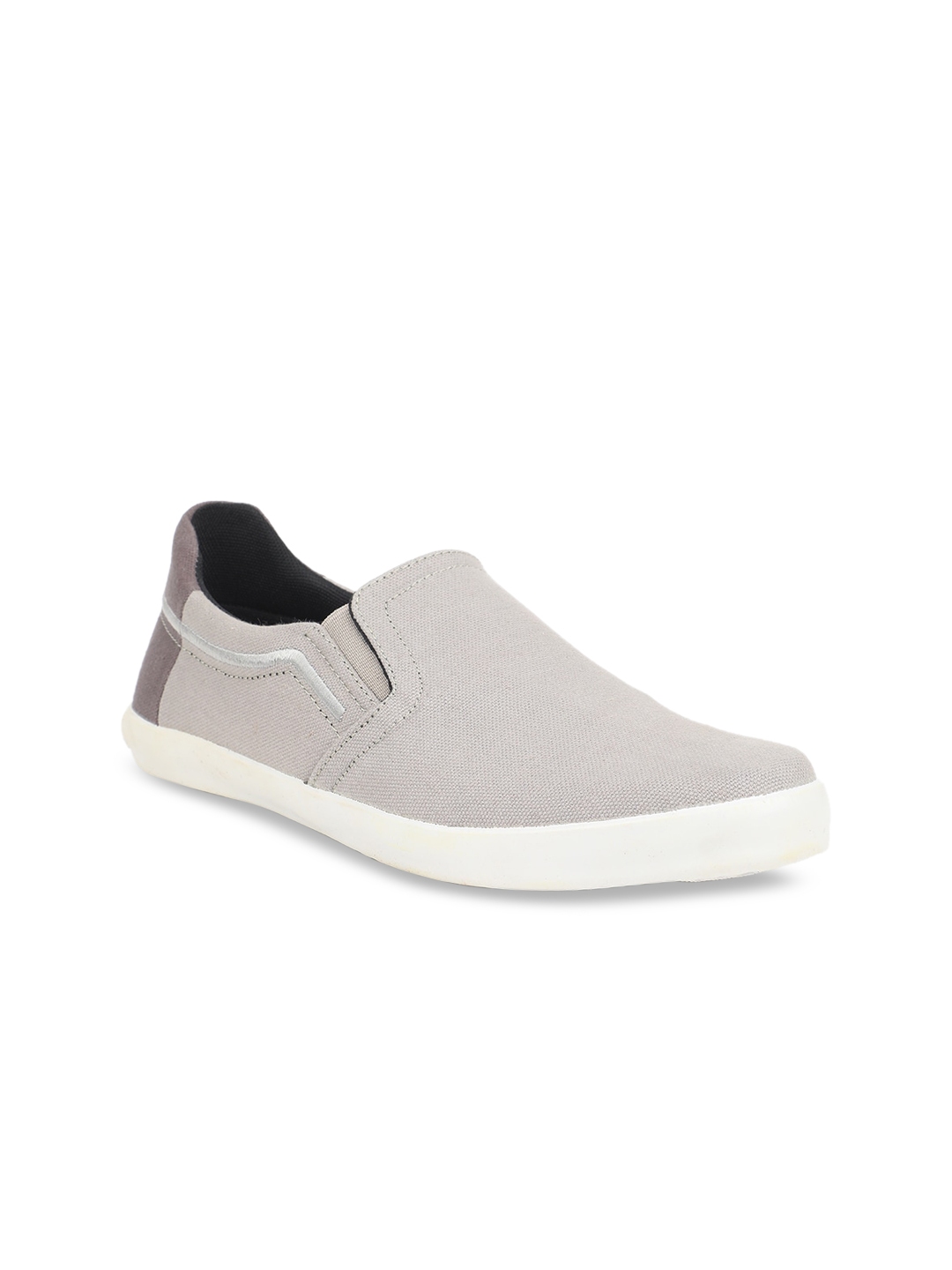 Buy North Star Men Grey Colourblocked Slip On Sneakers - Casual Shoes ...
