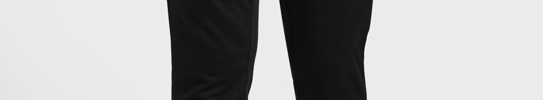 Buy ColorPlus Men Black Regular Fit Solid Regular Trousers - Trousers ...