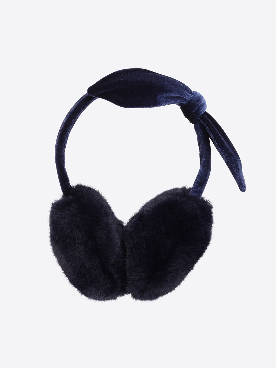 Buy CUTECUMBER Navy Blue Ear Muffs Hair Accessory for Girls 13093552