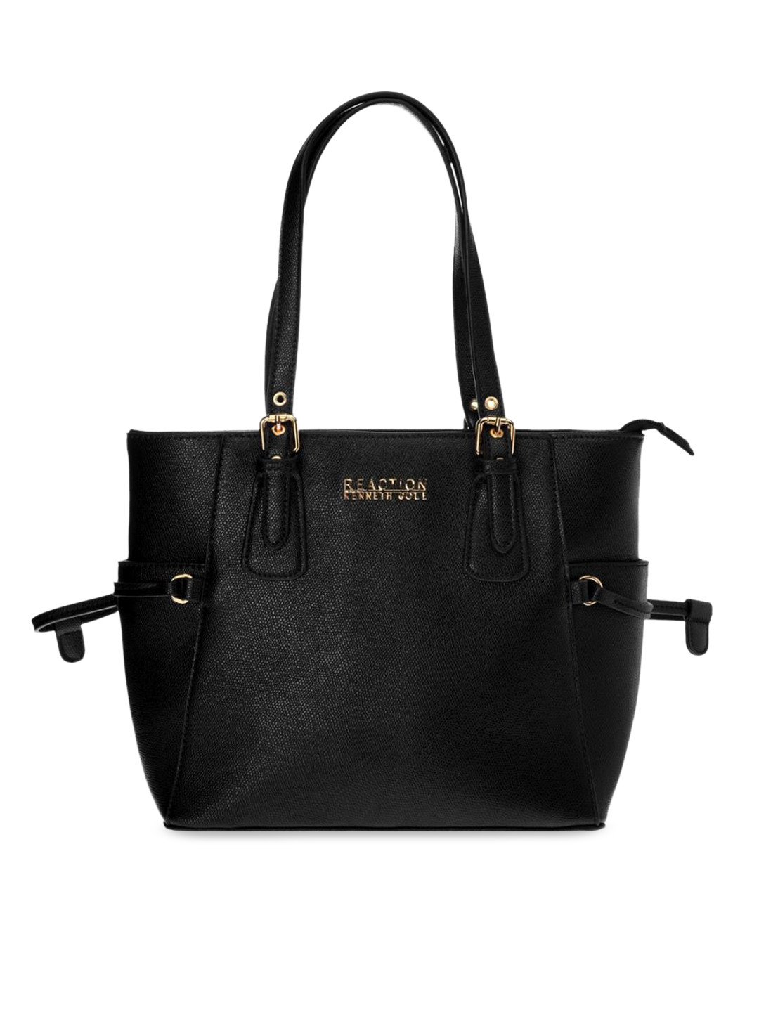 Buy Cole Black Solid Tote Bag Handbags for Women 13099196