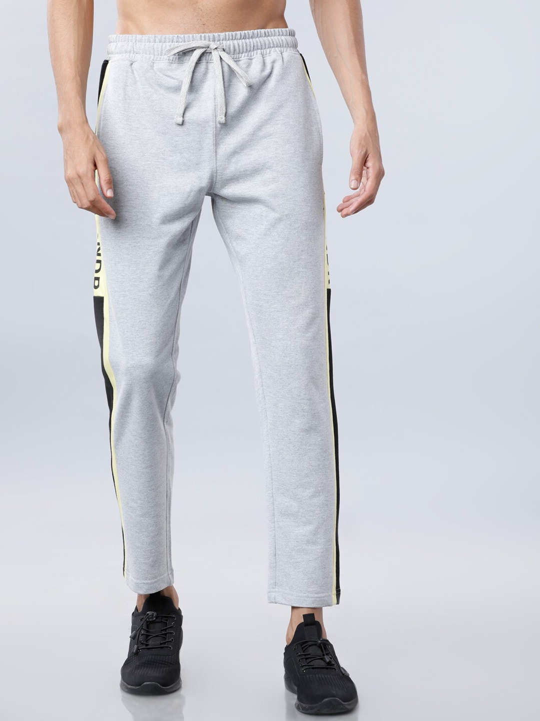 men's grey track pants