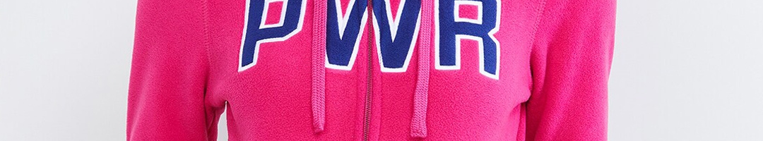 Buy Max Women Pink Printed Hooded Sweatshirt - Sweatshirts for Women ...