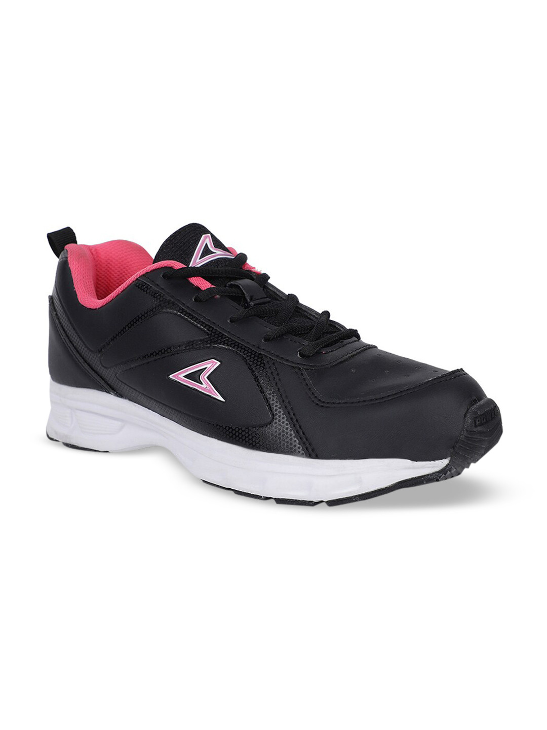 Buy Power Women Black & Pink Running Shoes Sports Shoes for Women