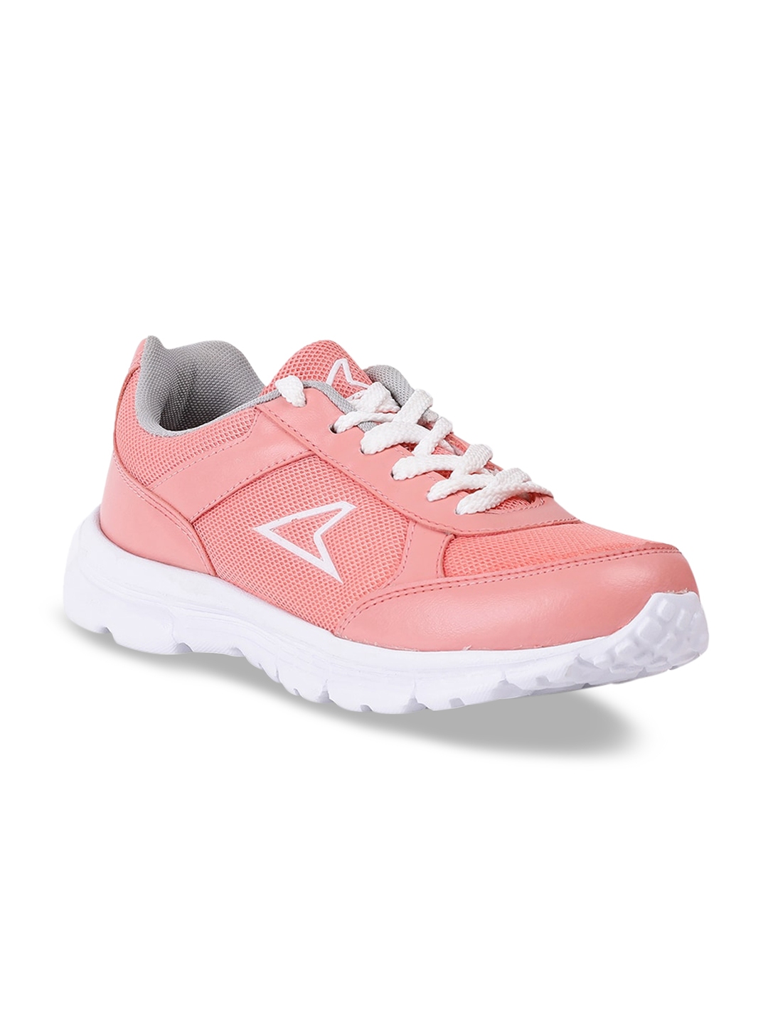 peach coloured trainers