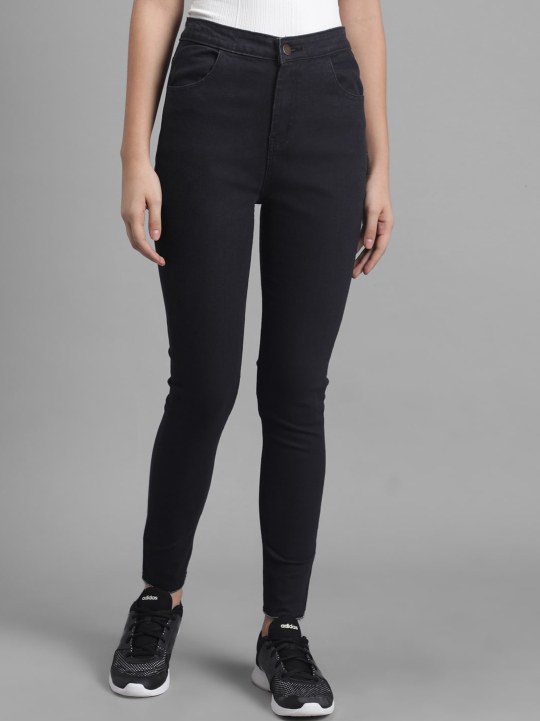 black jeans for women myntra
