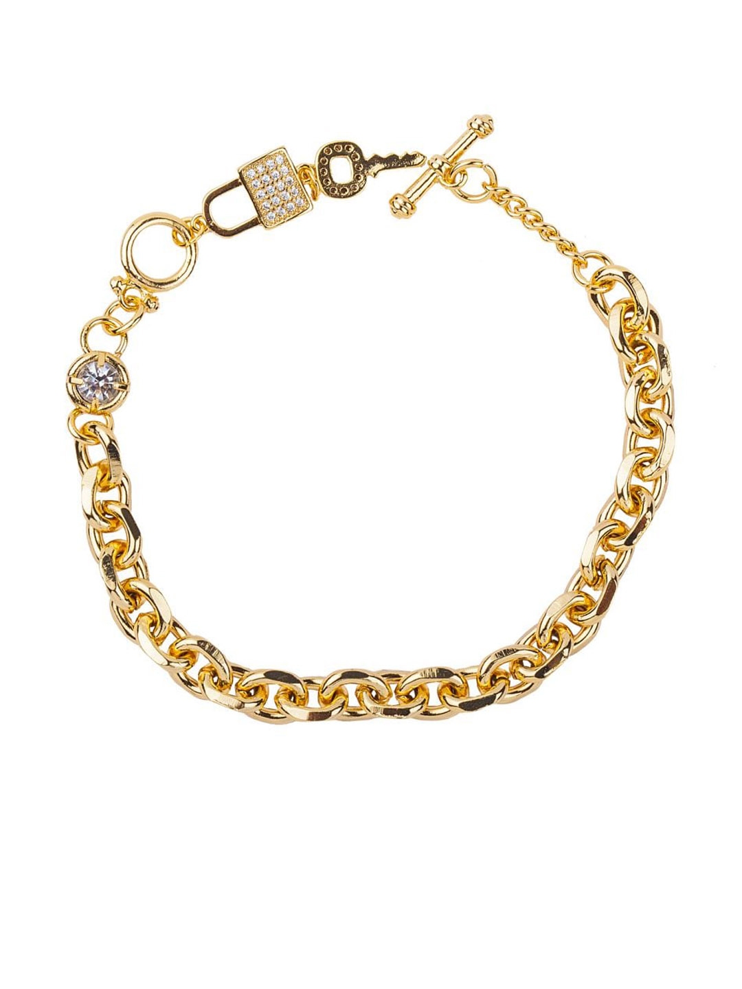 Buy Sia Art Jewellery Gold Toned Bracelet - Bracelet for Women 12909976 ...
