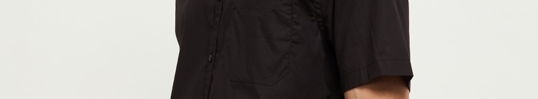 Buy Max Men Black Regular Fit Solid Casual Shirt - Shirts for Men ...