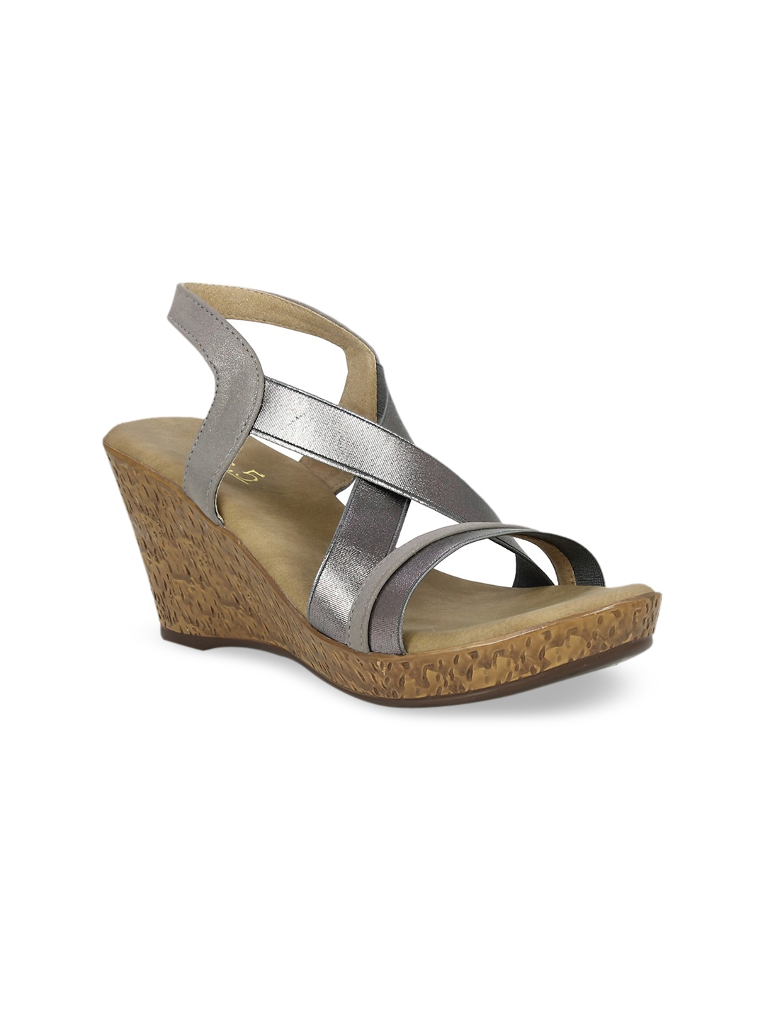 grey wedges for women