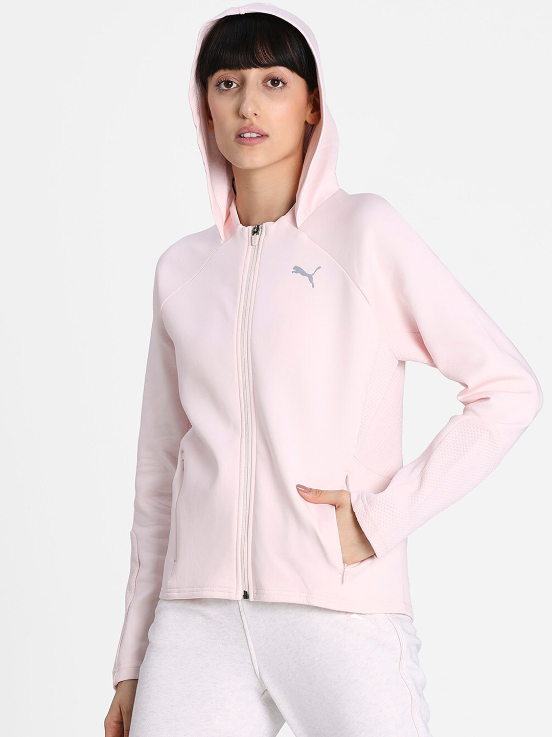 Buy Puma Women Pink Solid Tailored Jacket Jackets for Women 13132390