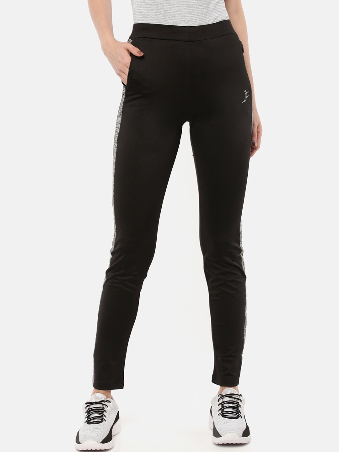 black track pants womens