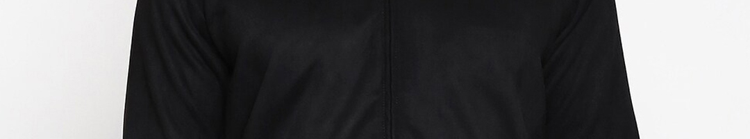 Buy Mufti Men Black Solid Sporty Jacket - Jackets for Men 13208388 | Myntra