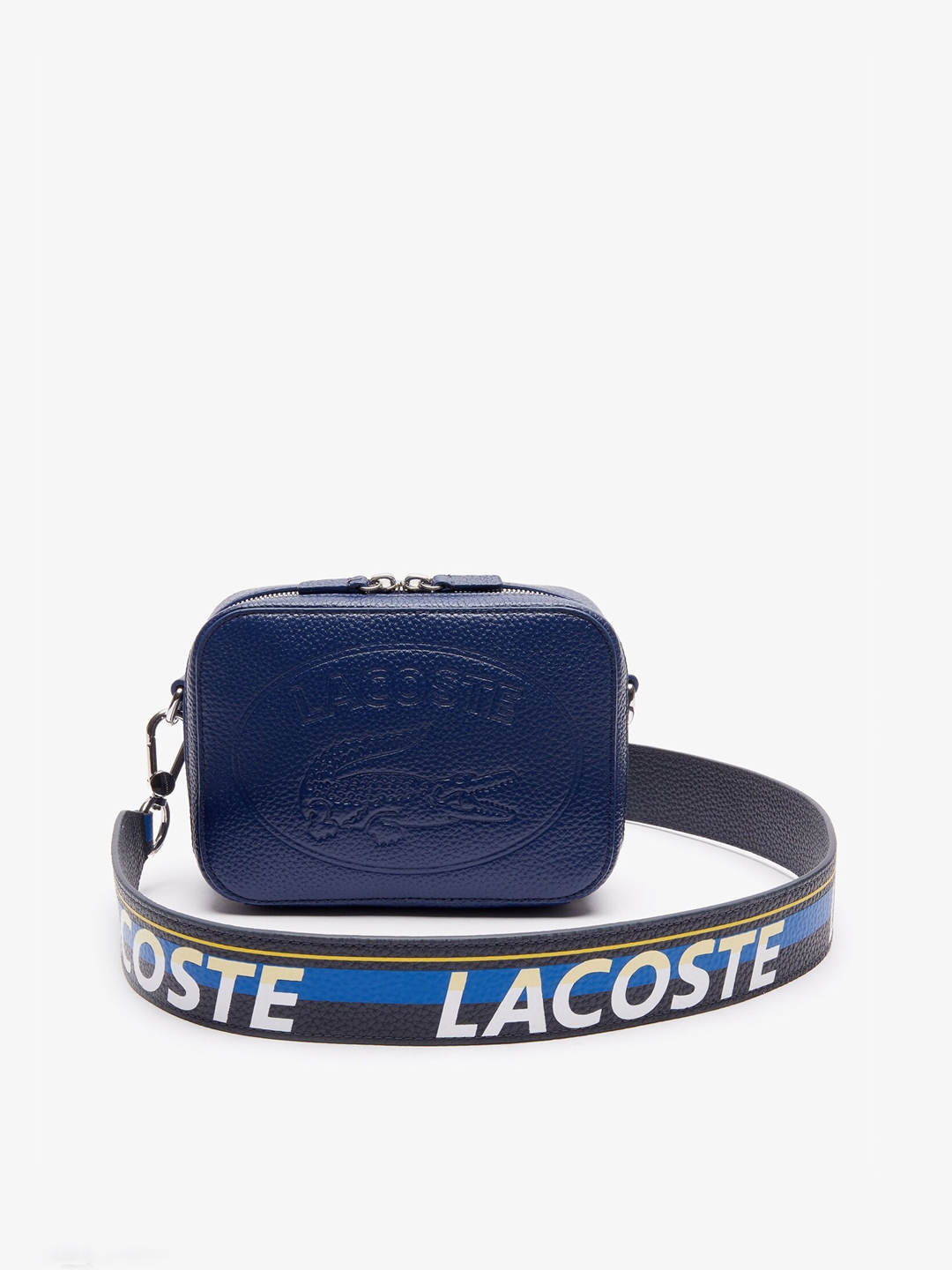 Buy Lacoste Blue Textured Sling Bag - Handbags for Women 13211222 | Myntra