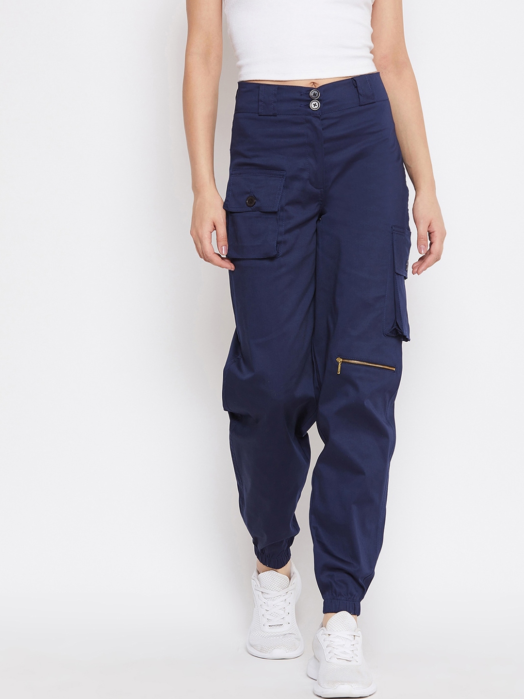 blue joggers for women