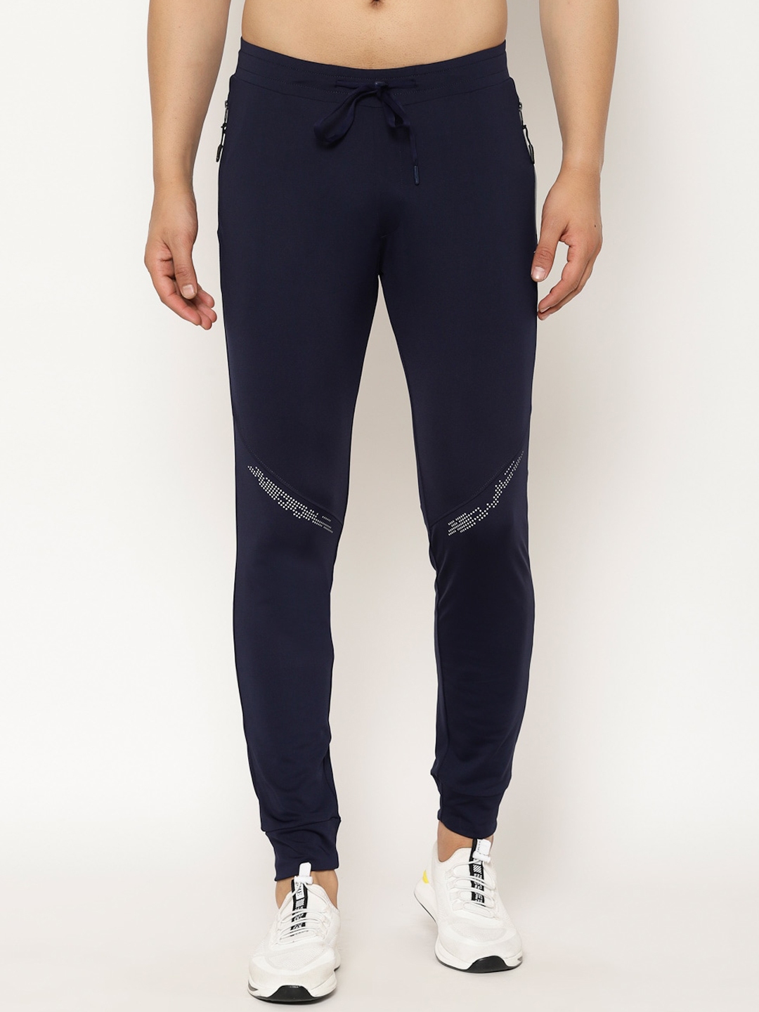 mens navy blue jogger pants