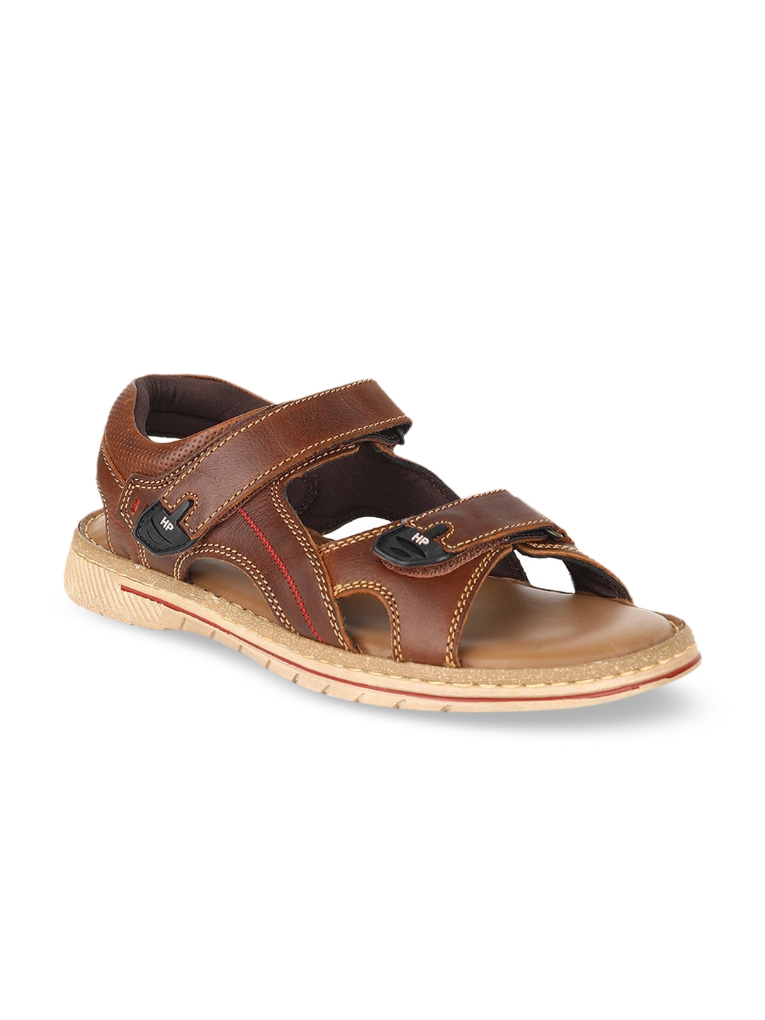 hush puppies mens leather sandals