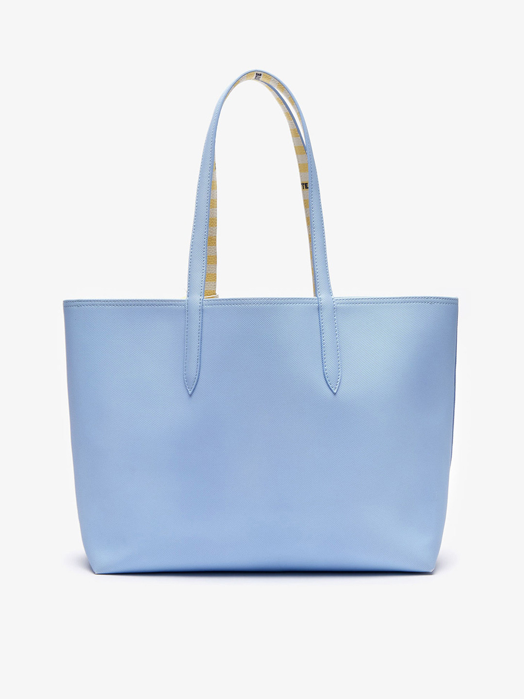 Buy Lacoste Blue Textured Tote Bag Handbags for Women 13210082 Myntra
