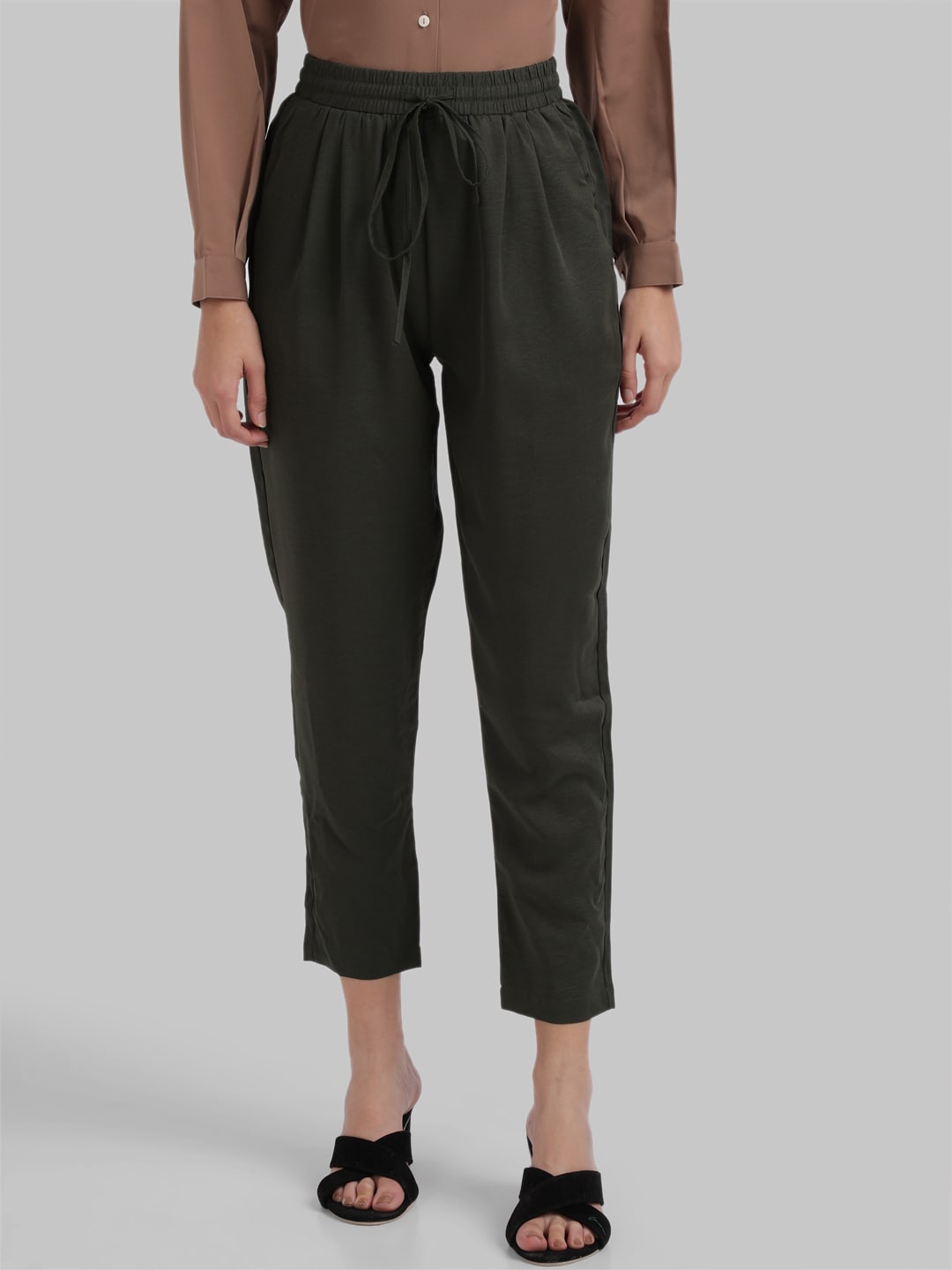 olive trousers women