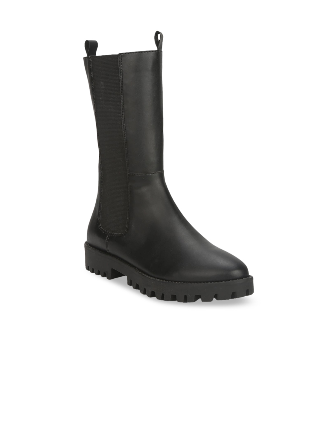 truffle collection heeled boots in black