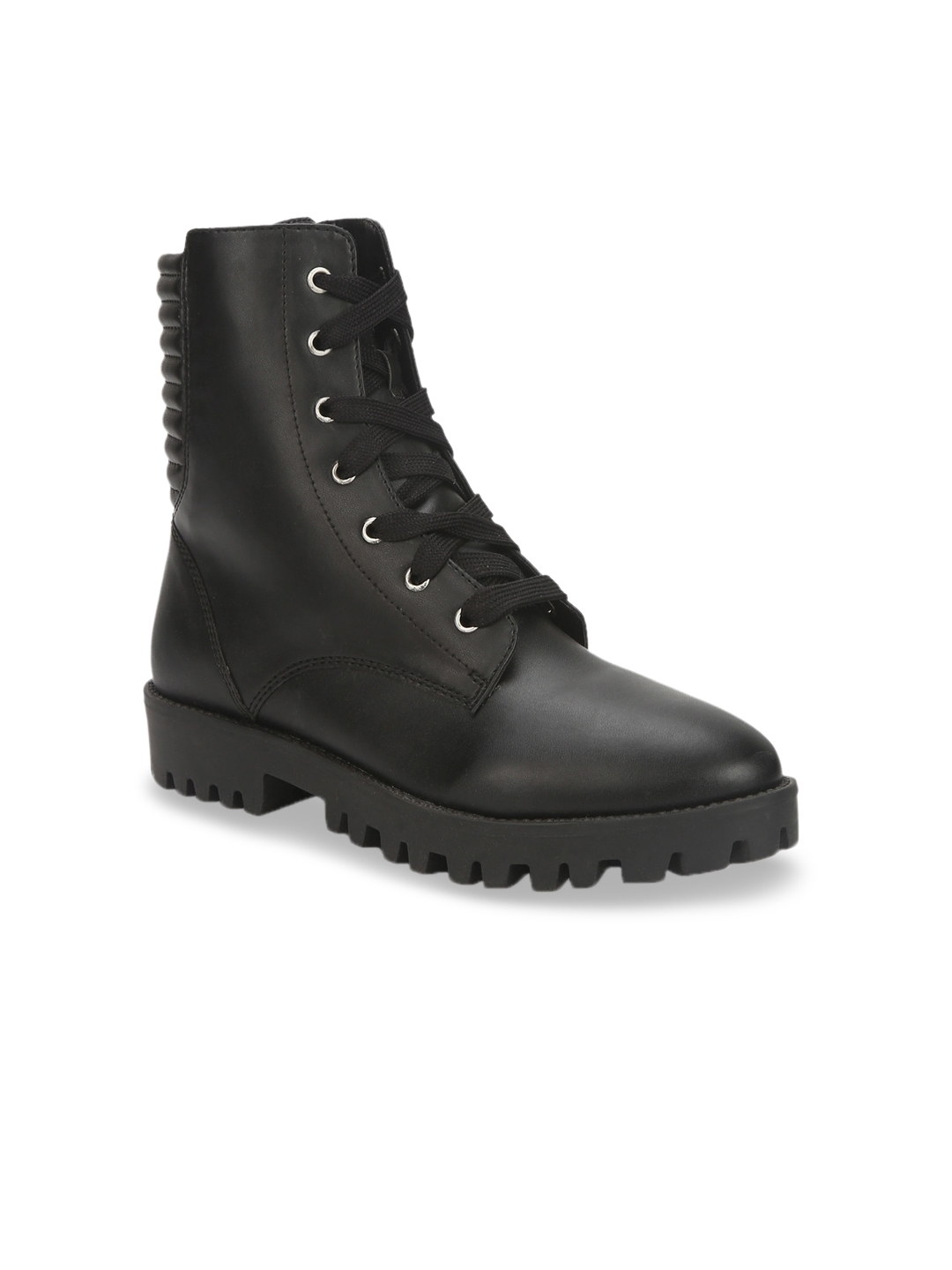 truffle collection heeled boots in black