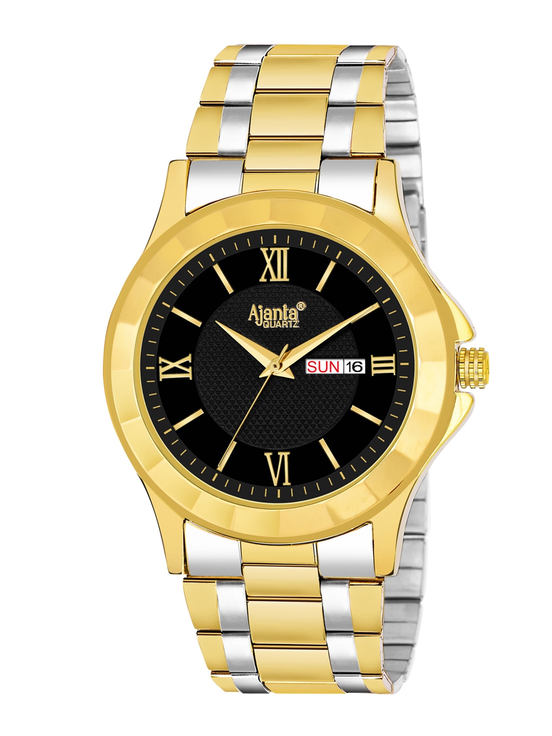 Buy Ajanta Men Black Analogue Watch AWC414MRG/10 - Watches for Men 13235662 | Myntra