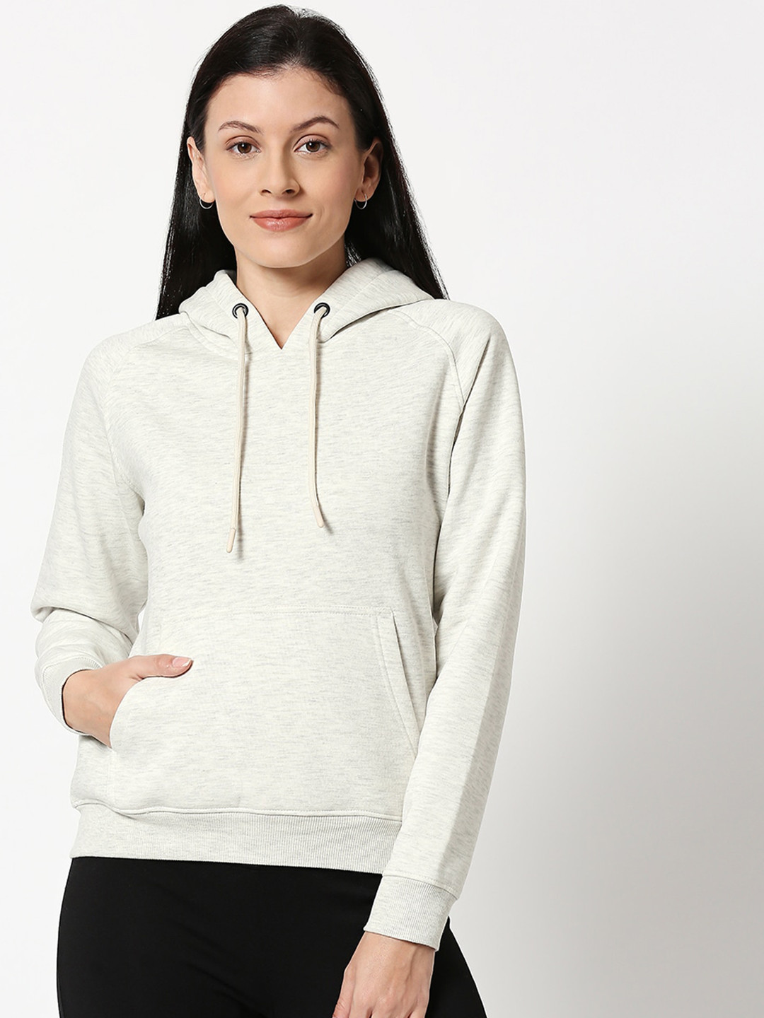 all white hooded sweatshirt