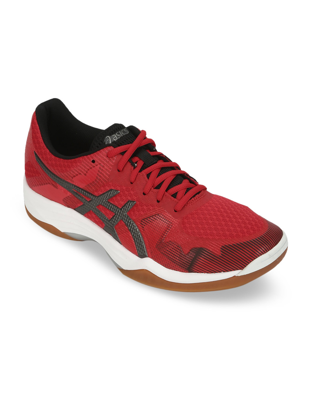 asics shoes red and white