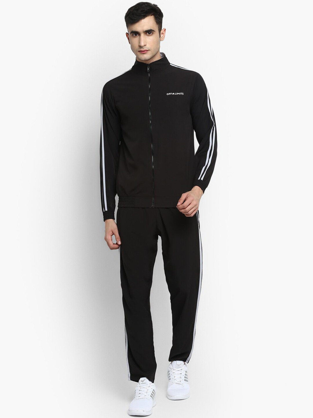 Buy OFF LIMITS Men Black Solid Tracksuit Tracksuits for Men 13285242
