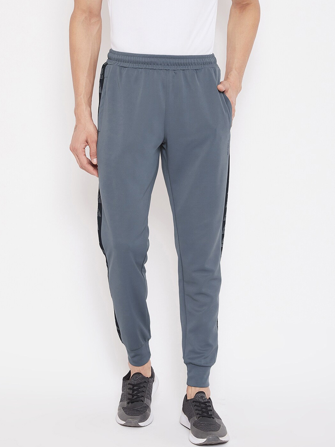 plain grey track pants