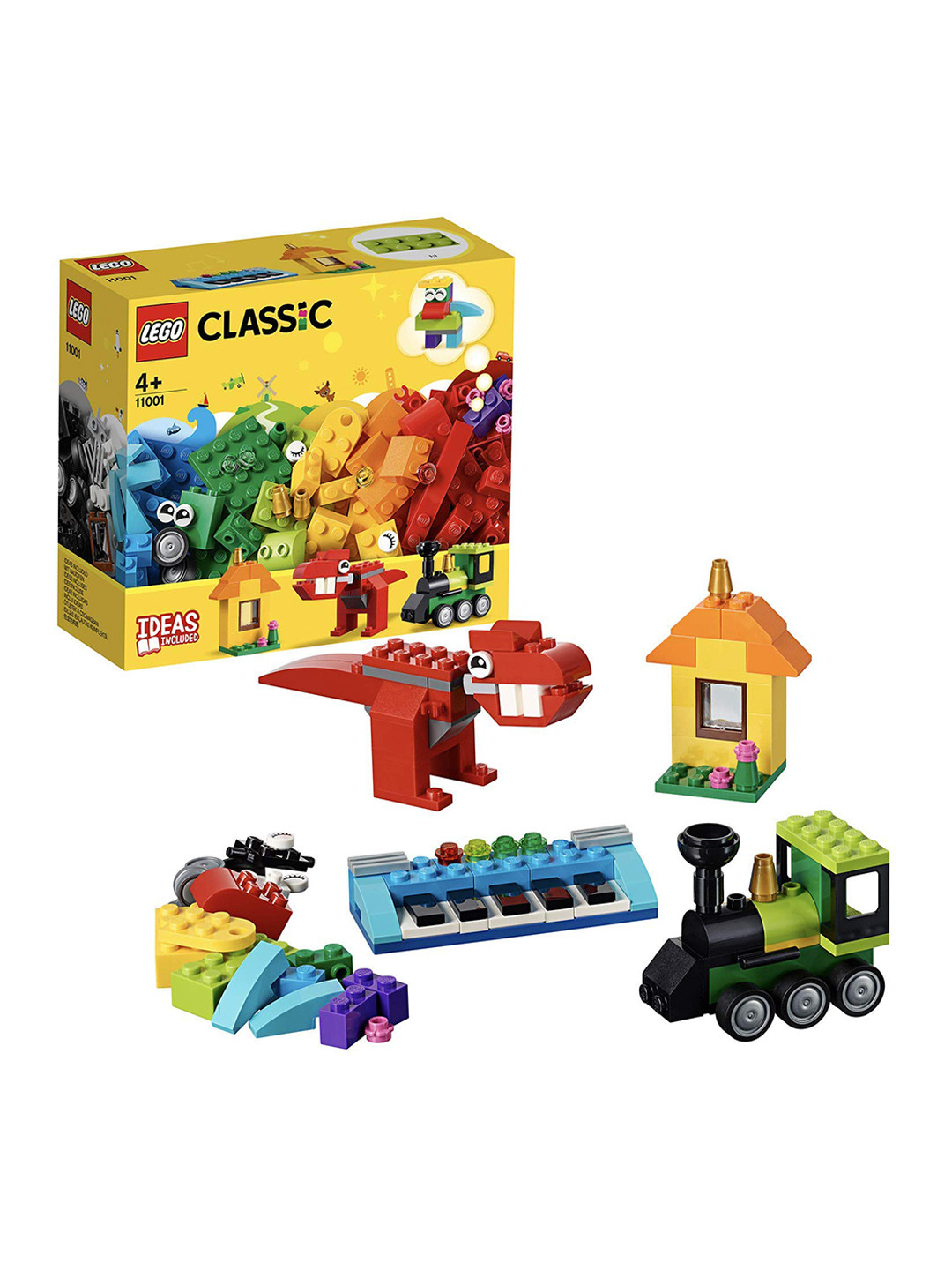 Buy LEGO Unisex Kids Yellow & Red Bricks And Ideas Toy Construction