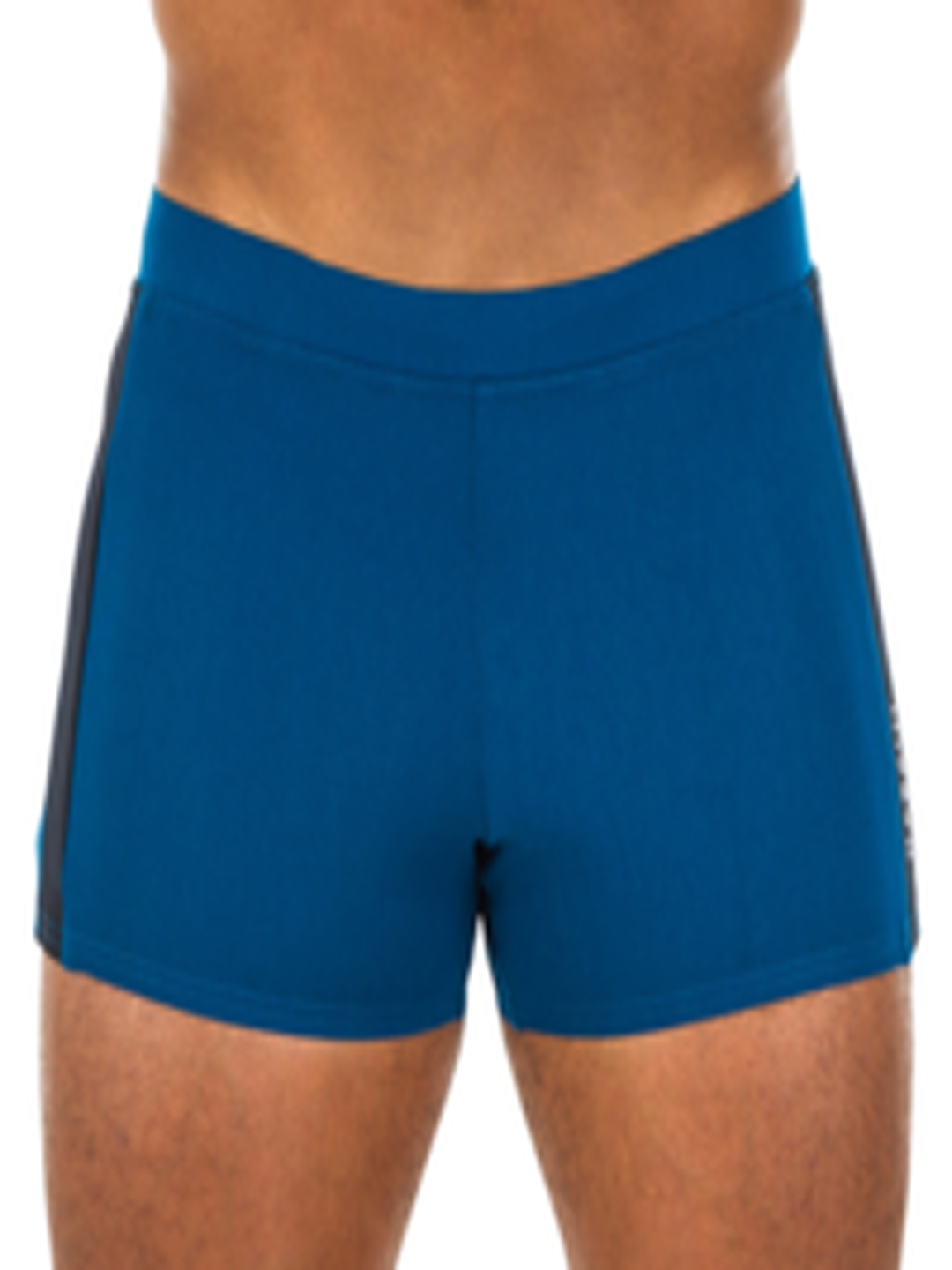 Buy Nabaiji By Decathlon Men Blue Solid Swimming Boxer Shorts 8562879 ...