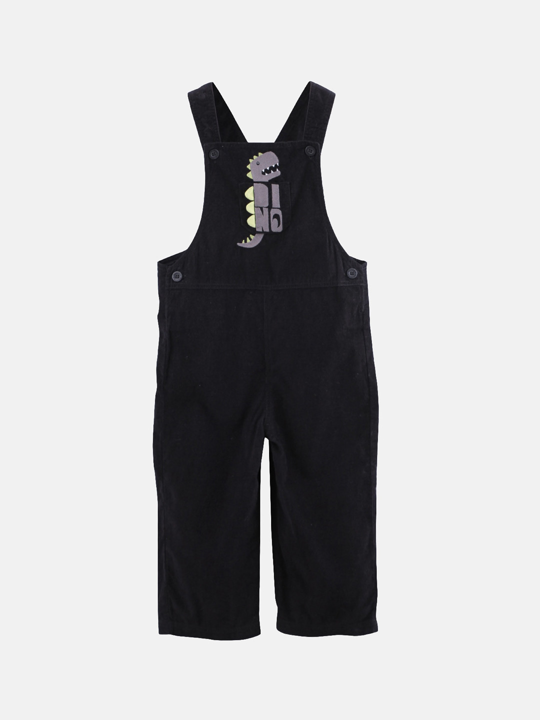 Buy Beebay Infant Boys Black Embroidered Dungarees Dungarees for Boys
