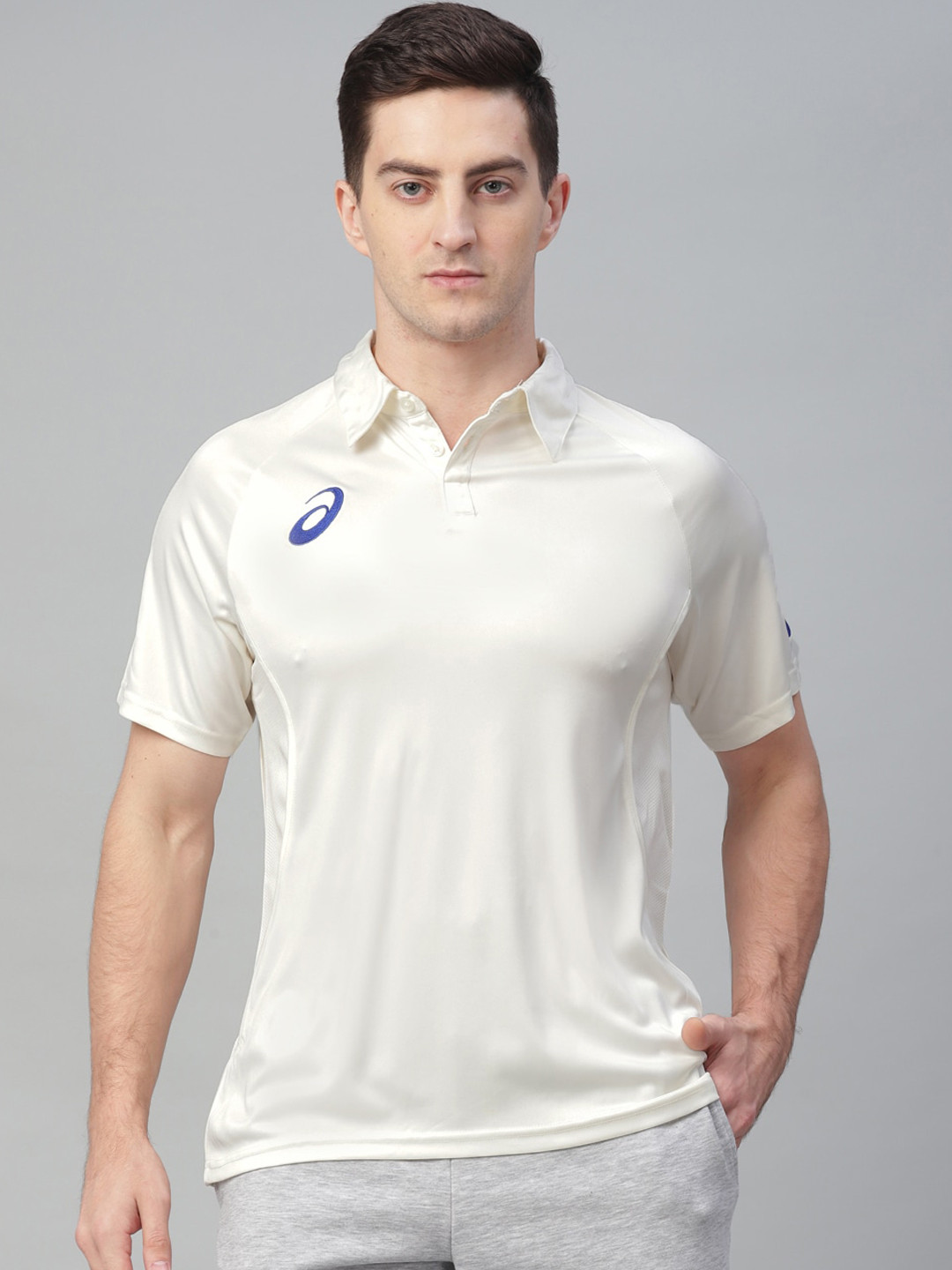 asics collar t shirt