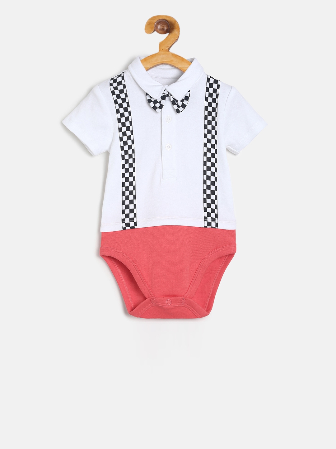 buy-mini-klub-boys-white-pink-rompers-with-shorts-clothing-set