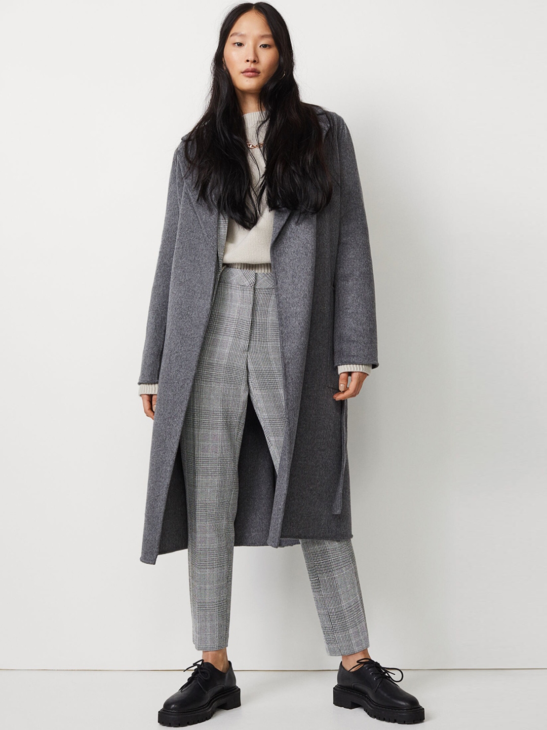 h and m grey trousers