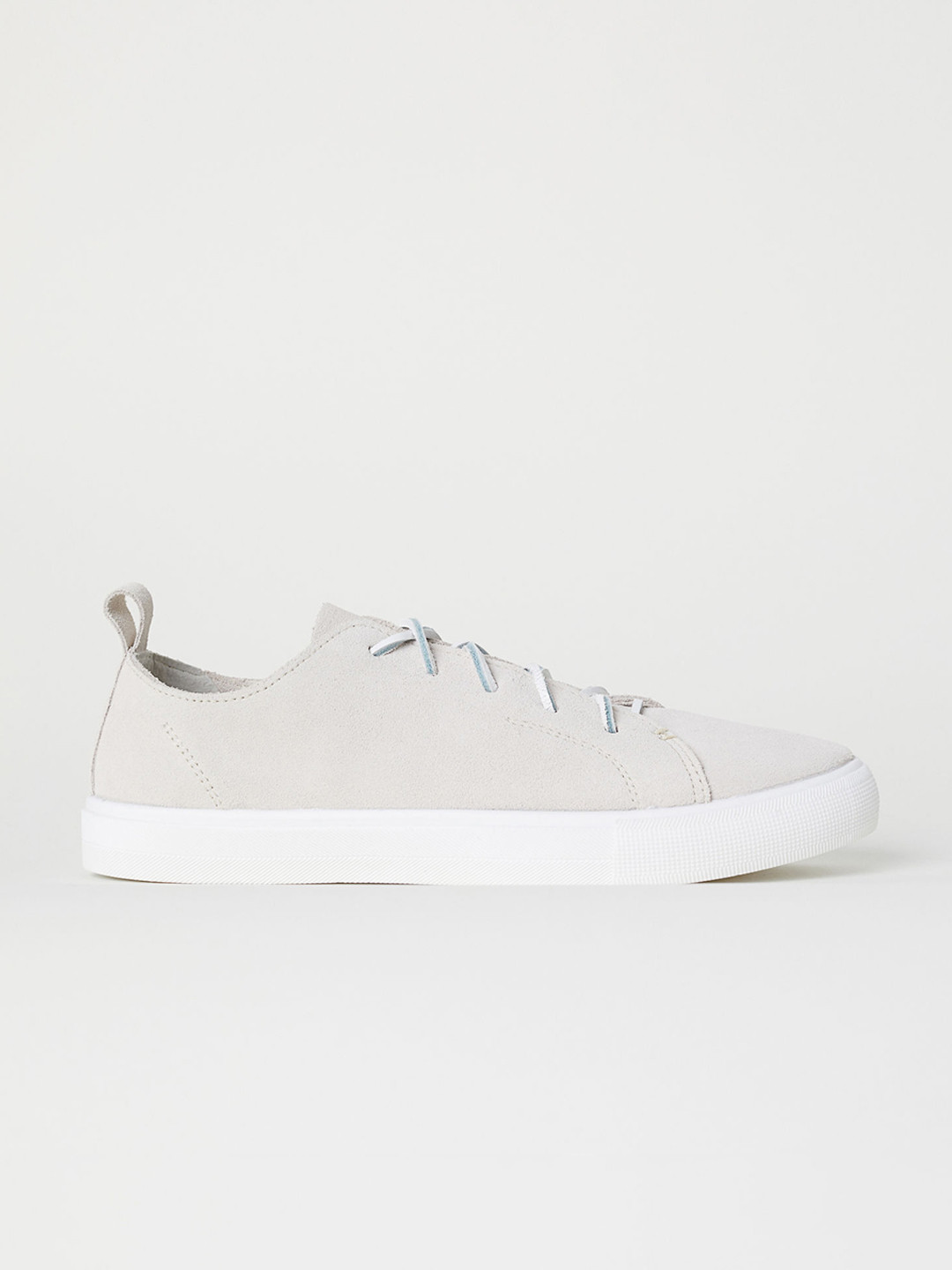 Buy H&M Women Beige And White Suede Trainers Casual Shoes for Women