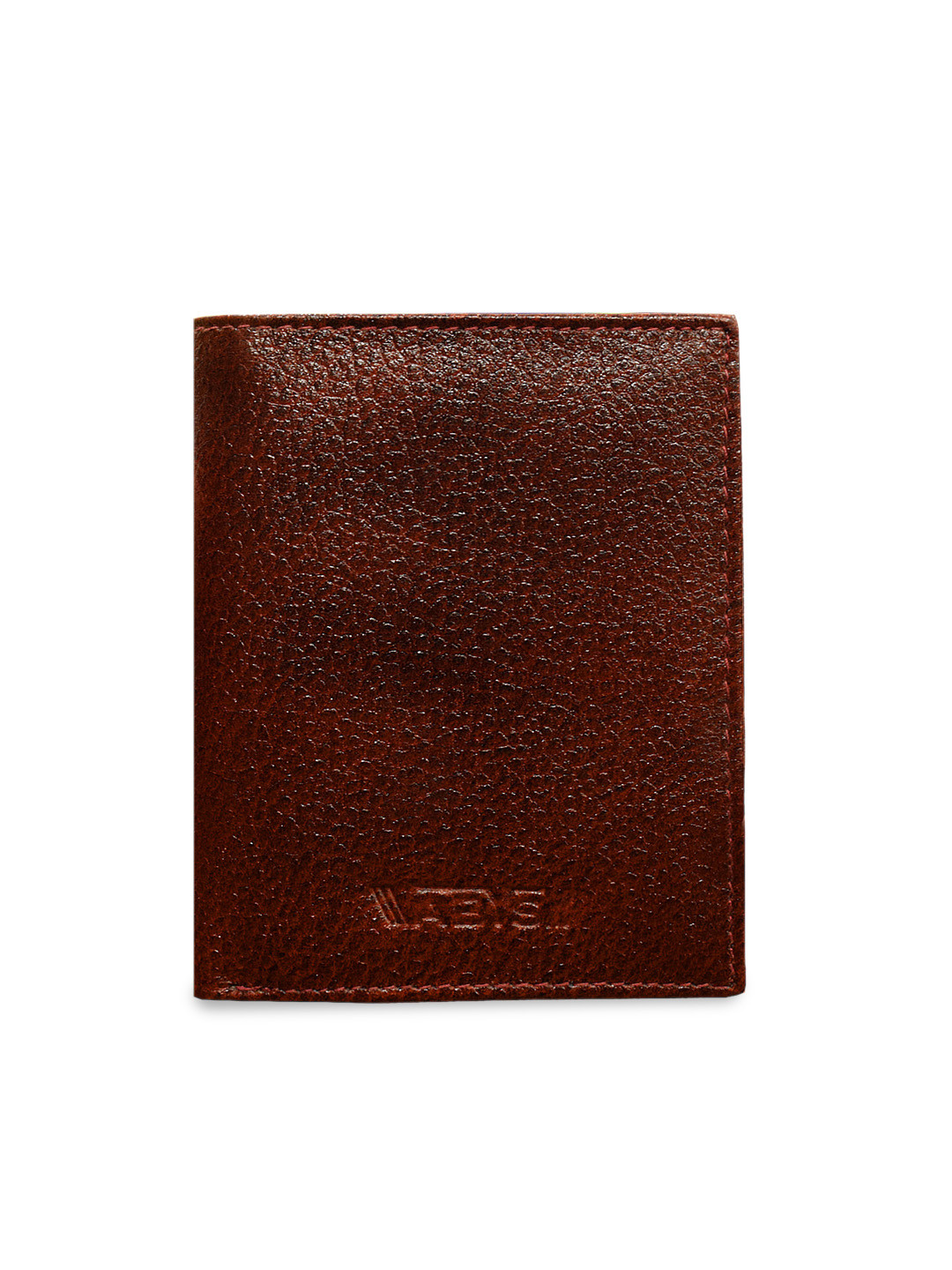 Buy ABYS Unisex Brown Solid Leather Two Fold Wallet Wallets for
