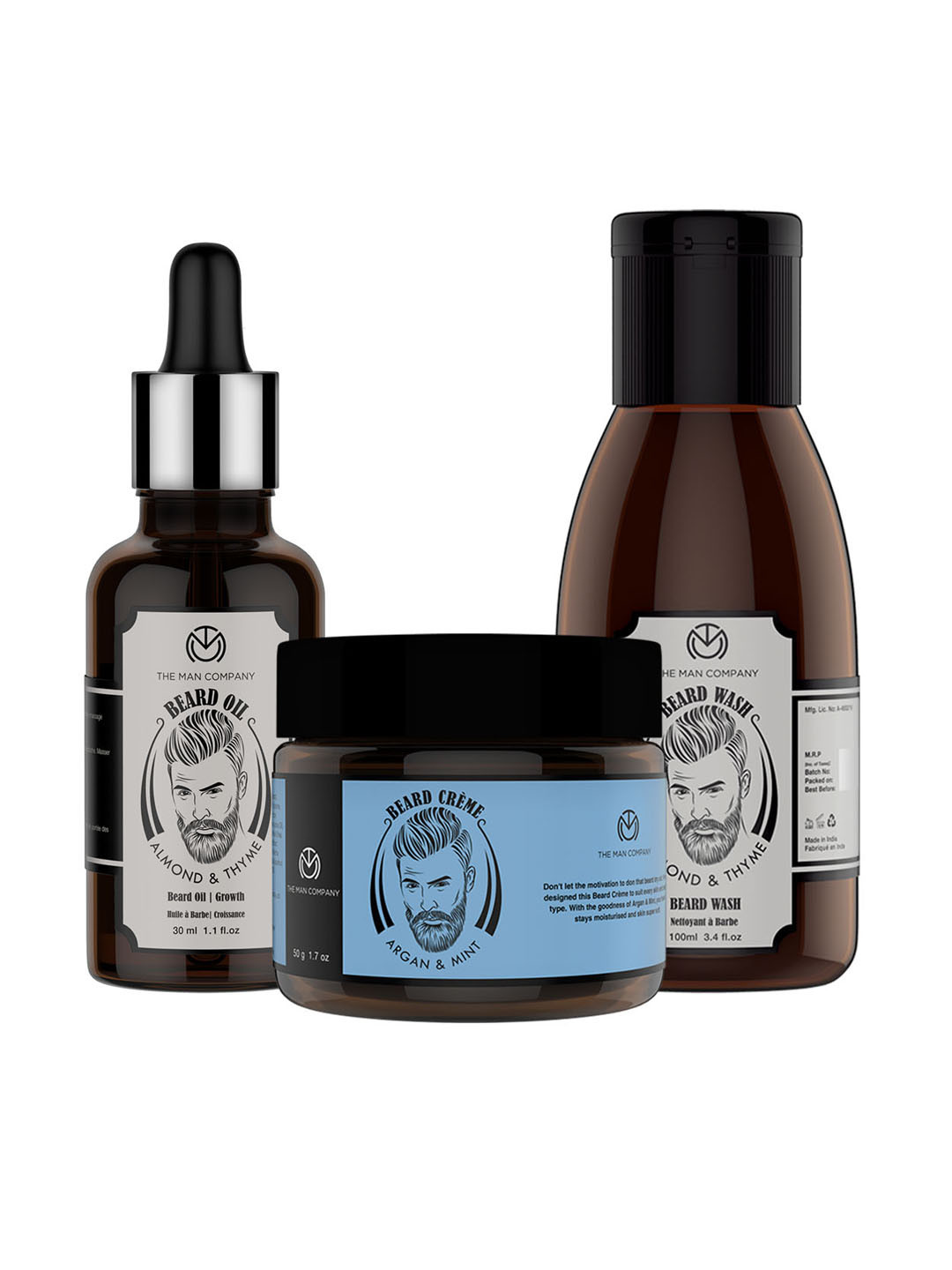 Buy THE MAN COMPANY Beard Care Kit Mens Grooming Kit for Men 11502220