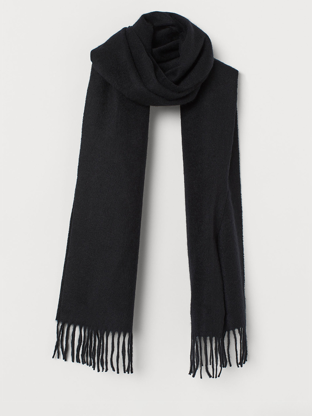 Buy H&M Men Black Solid Cashmere Scarf Scarves for Men 11499180 Myntra