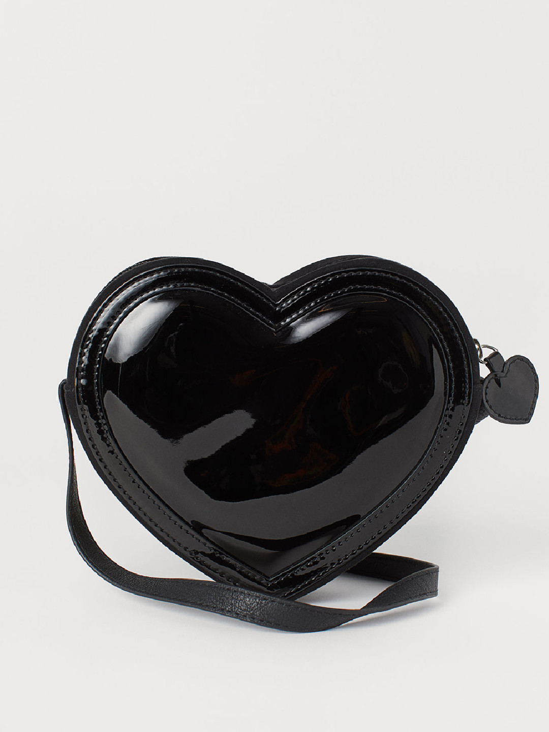 Buy H&M Women Black Heart Shaped Shoulder Bag Handbags for Women