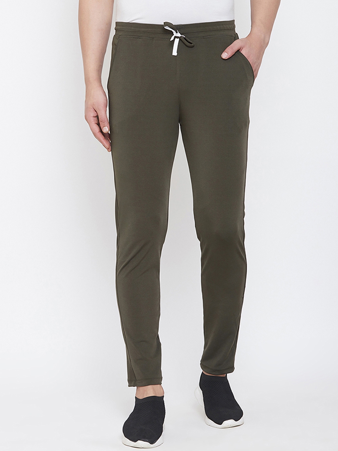 chrome and coral track pants