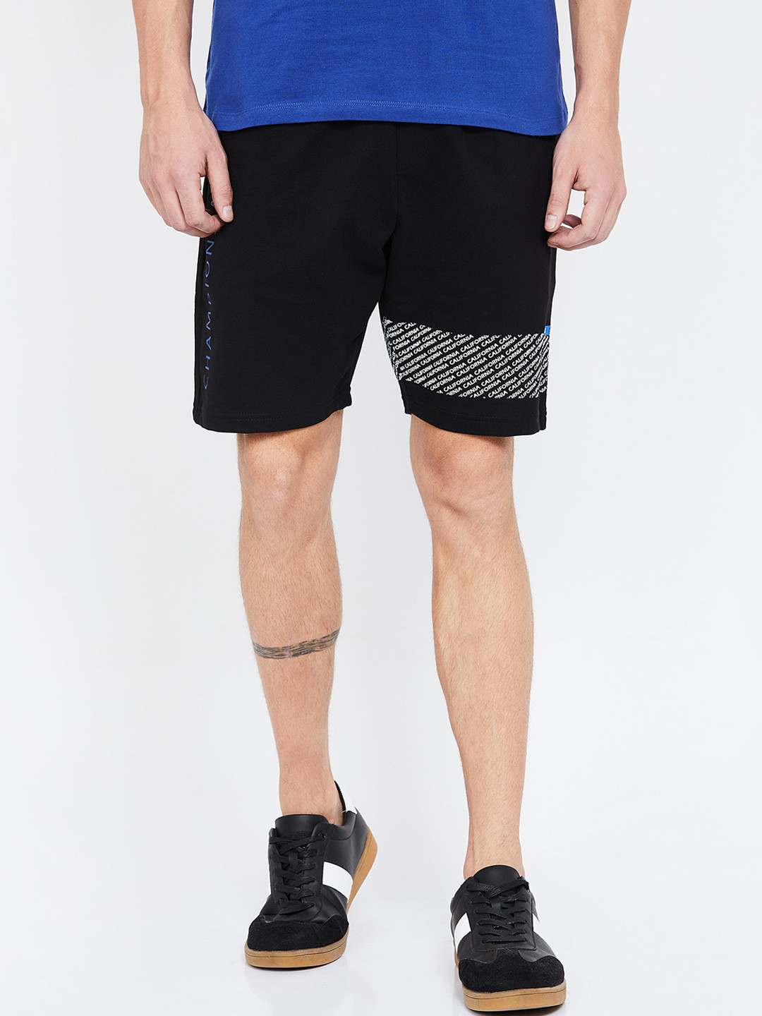 Buy UCLA Men Black Printed Regular Shorts Shorts for Men 11521958