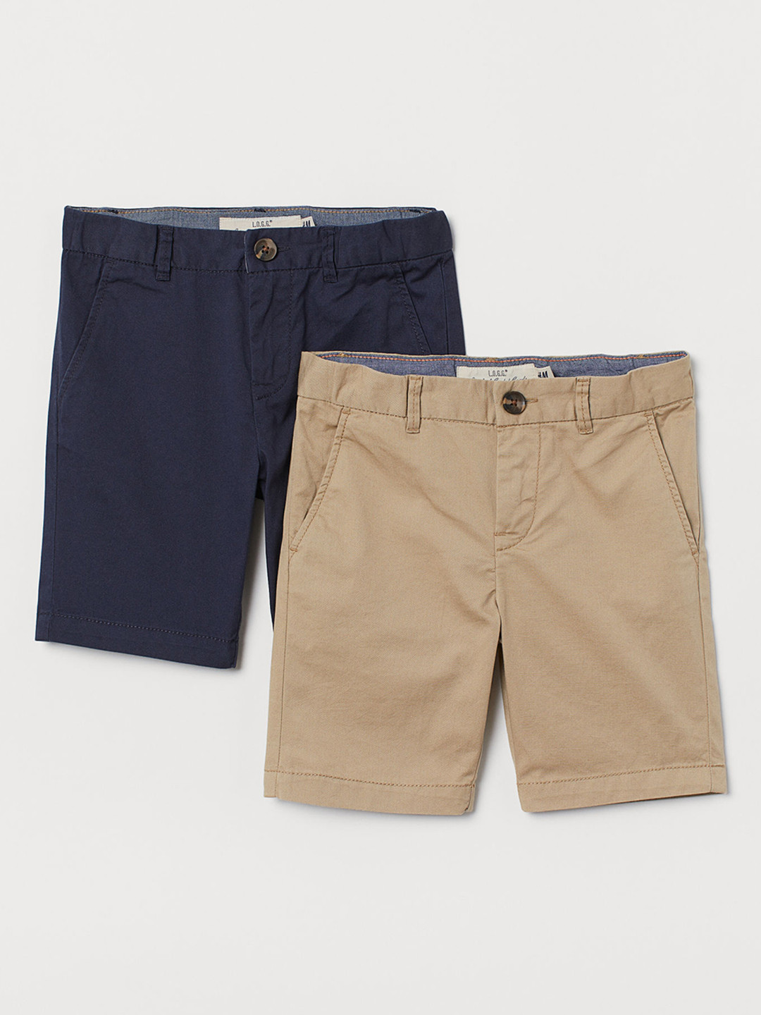 Buy H&M Boys 2 Pack Chino Shorts Shorts for Boys 11556300 Myntra
