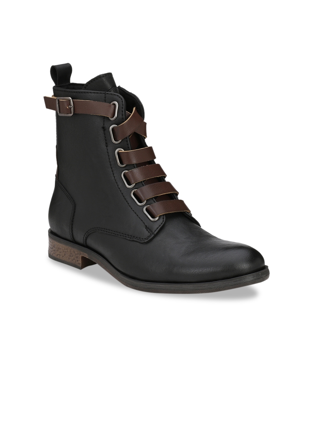 flat shoes for men black