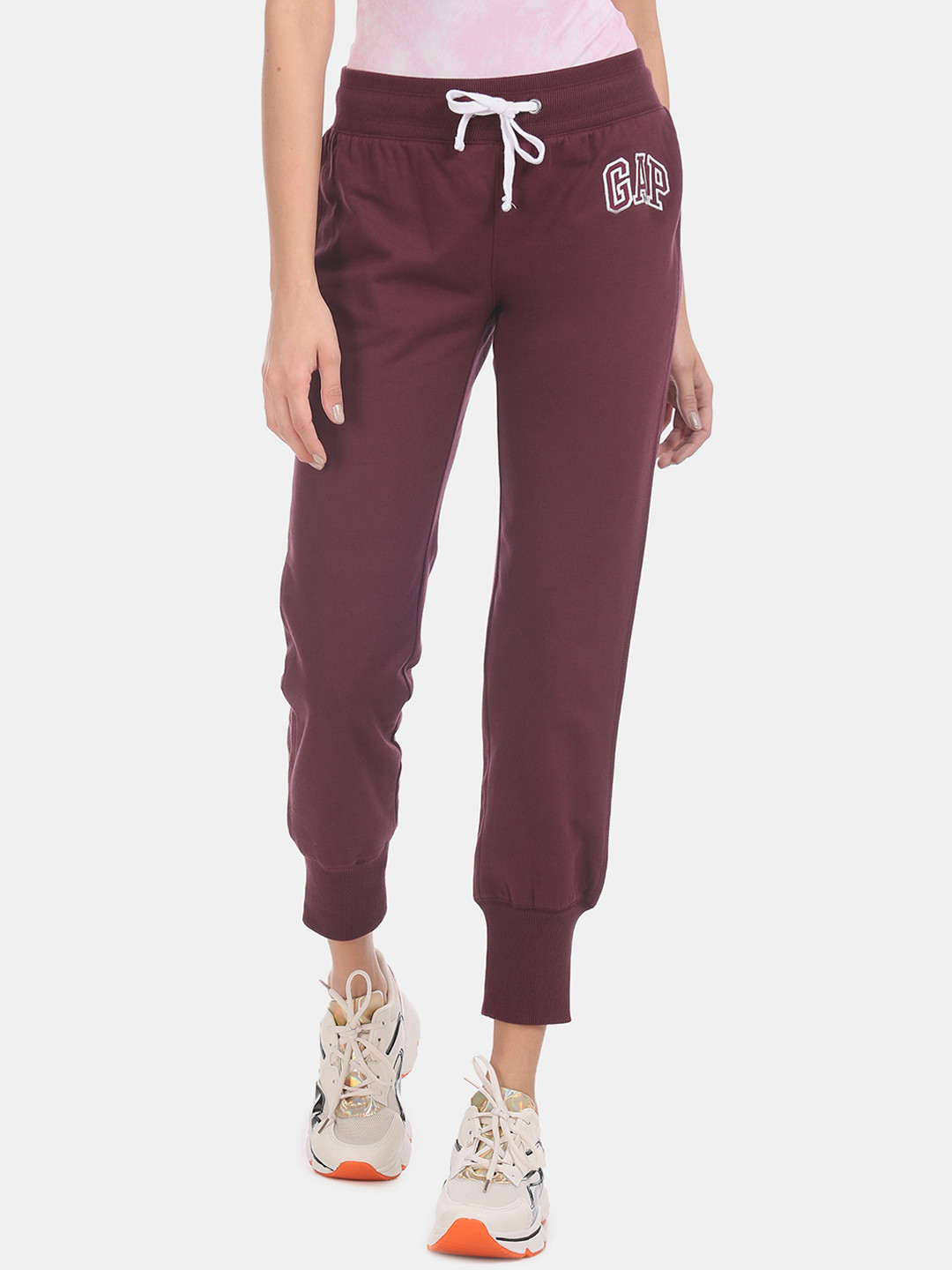 Buy GAP Women�s Logo Carbonized Joggers Track Pants for