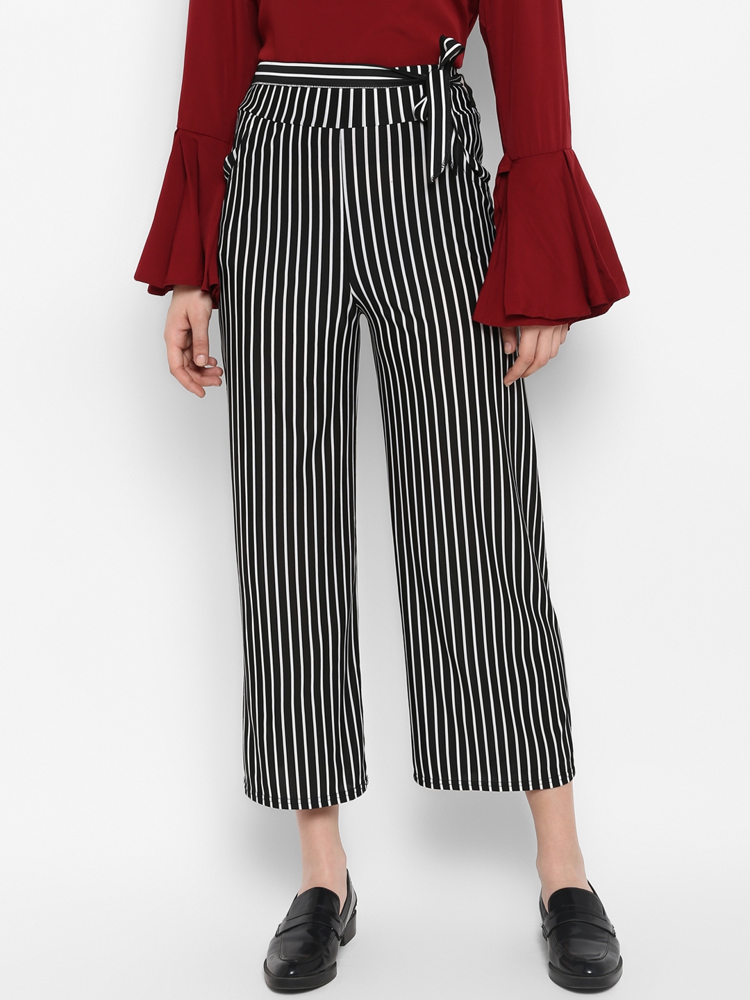 black parallel pants