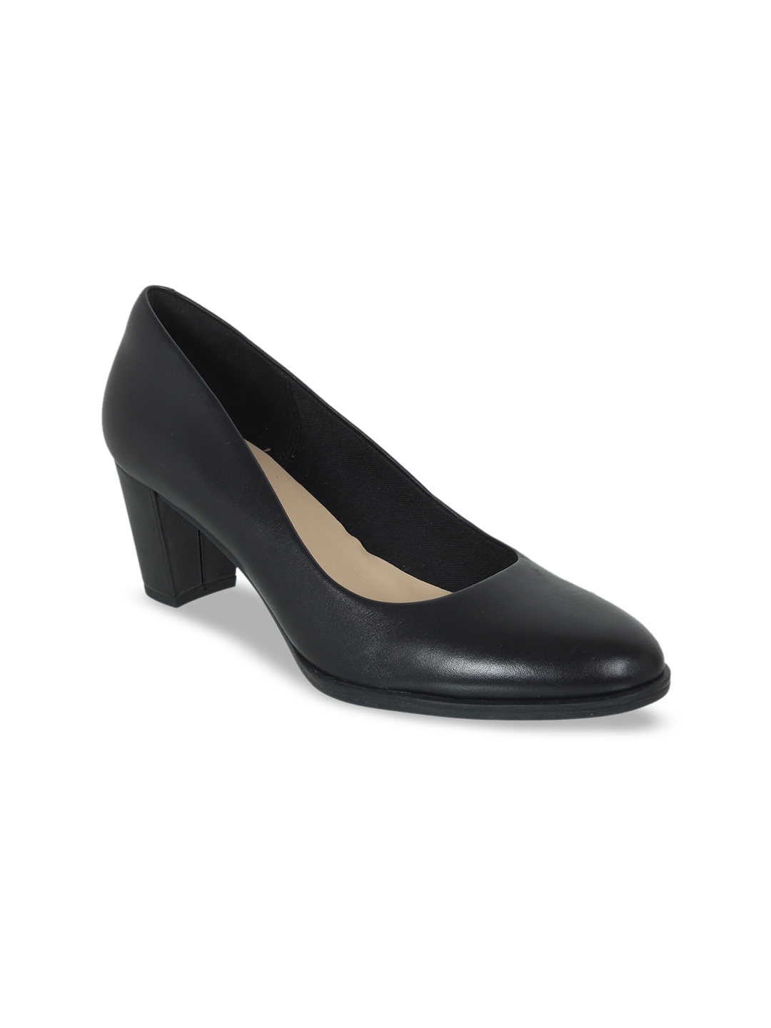 clarks block heels